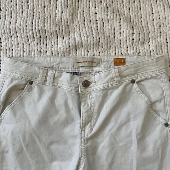 Anthropologie Pilcro & The Letterpress Low Rise Khaki Pants - Size 28 - Picture 2 of 3